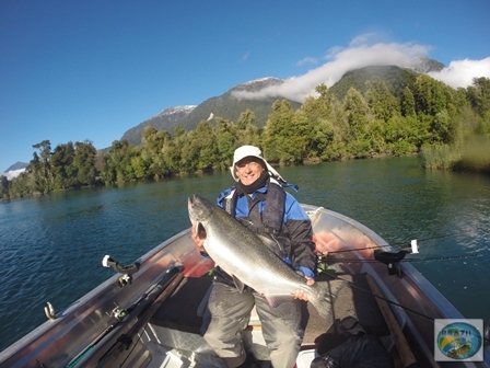 Fotos da pesca esportiva em Chaiten no Chile